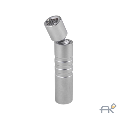 Головка свечная магнитная с шарниром 14мм 3/812гр (L-70mm).на пластиковом держателе RF-807314BM (52308)